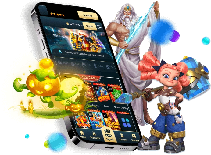 Người chơi ăn mừng chiến thắng tại gacam67a casino